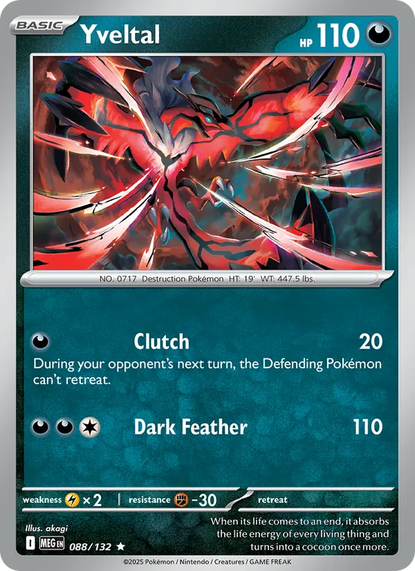 Yveltal Mega Evolution 088/132