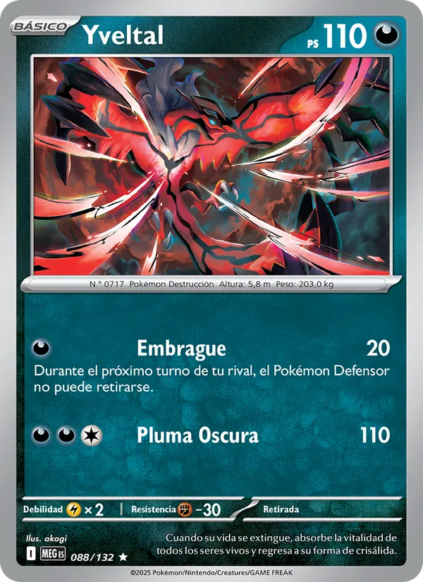 Yveltal Megaevolución 088/132