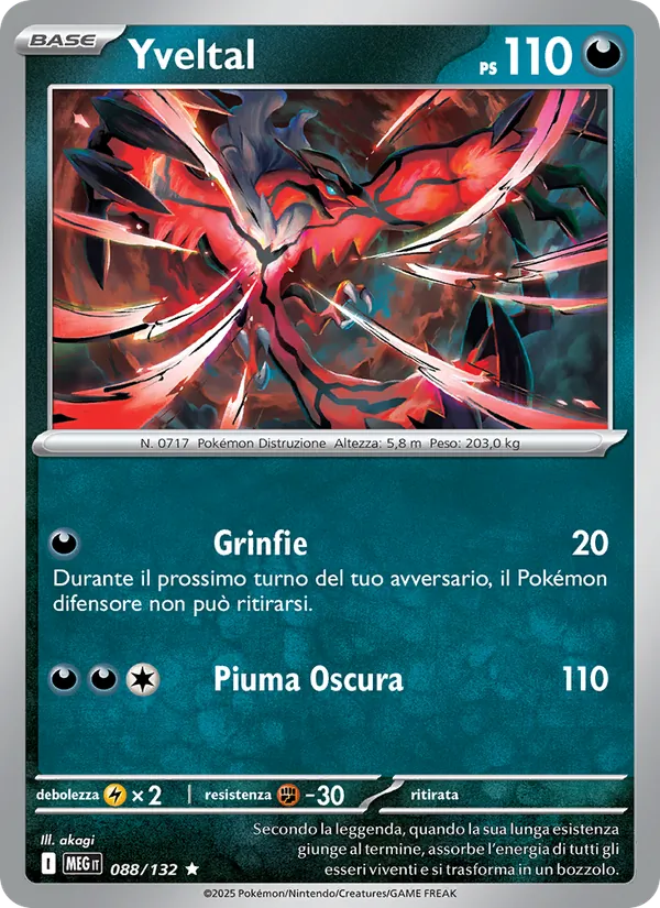 Yveltal Megaevoluzione 088/132