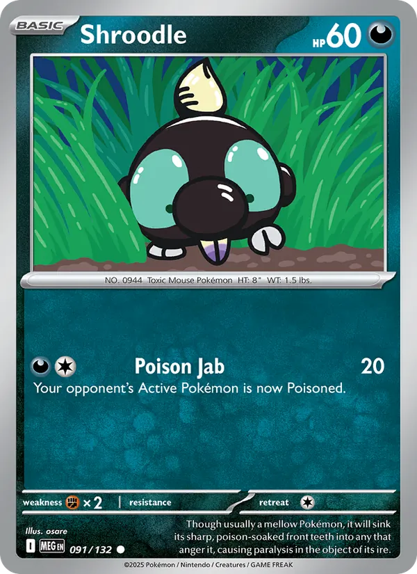 Shroodle Mega Evolution 091/132