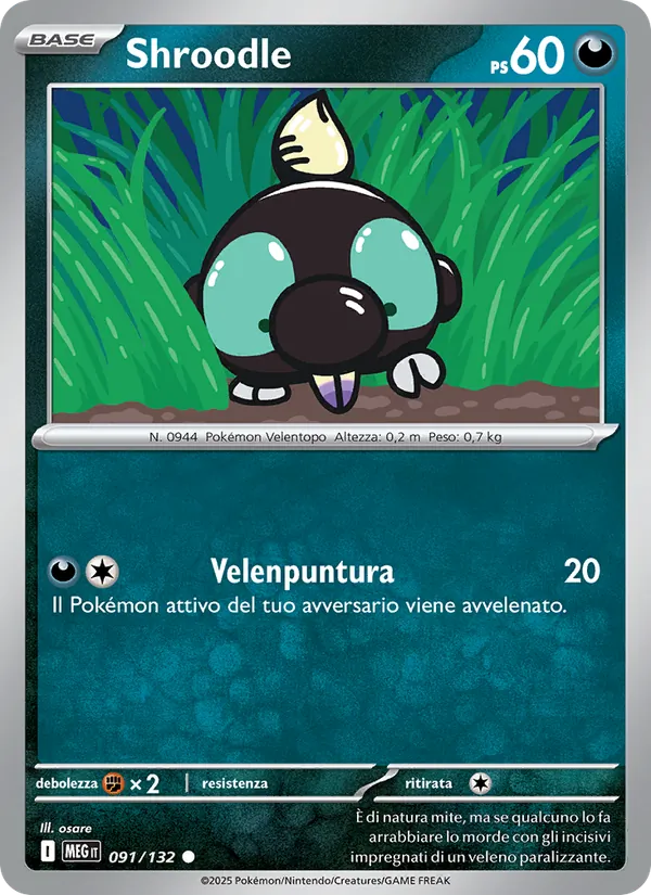 Shroodle Megaevoluzione 091/132