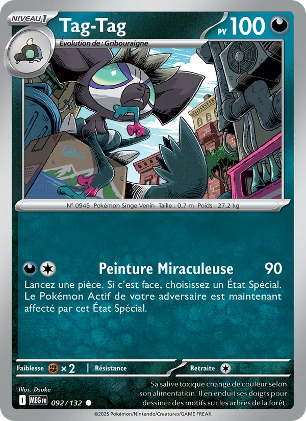 Tag-Tag Méga-Évolution 092/132