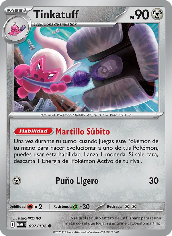 Tinkatuff Megaevolución 097/132