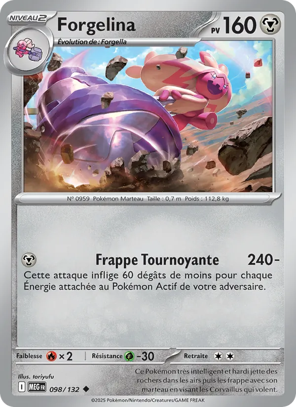 Forgelina Méga-Évolution 098/132
