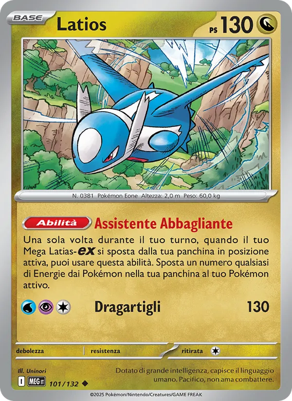 Latios Megaevoluzione 101/132