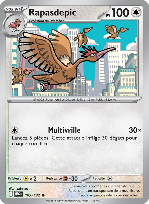 Rapasdepic Méga-Évolution 103/132