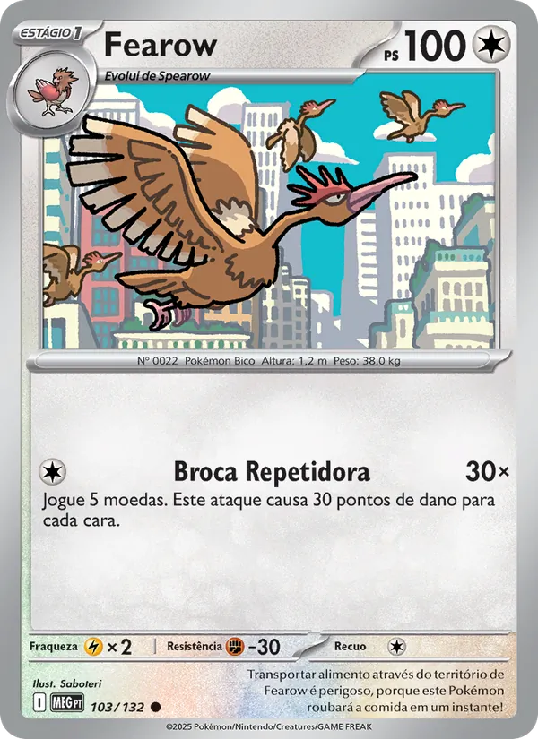 Fearow Megaevolução 103/132