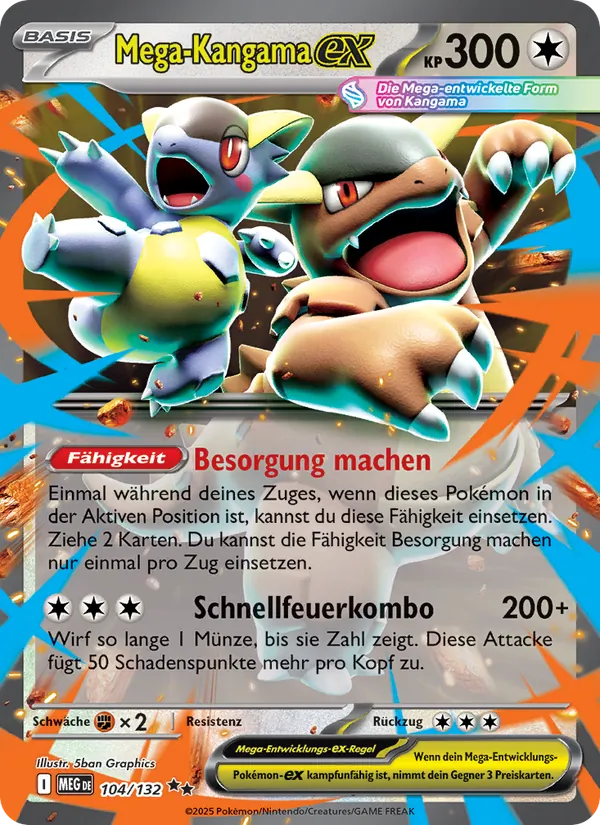 Mega-Kangama-ex Mega-Entwicklung 104/132