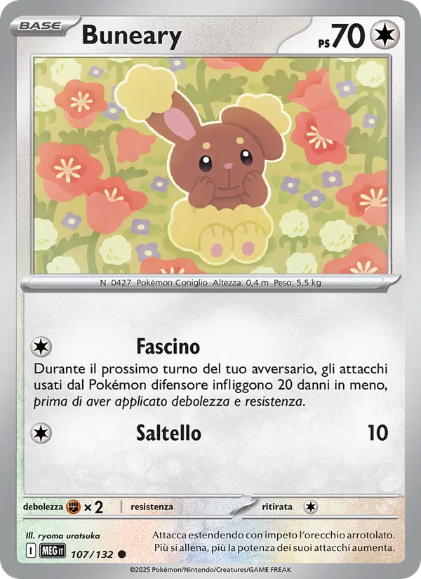 Buneary Megaevoluzione 107/132