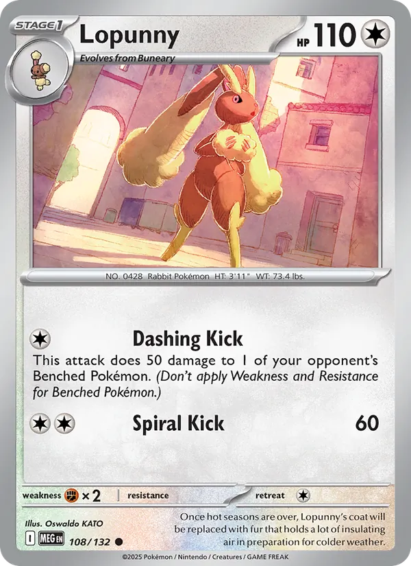 Lopunny Mega Evolution 108/132