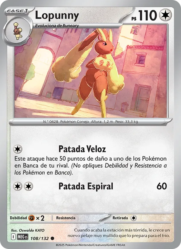 Lopunny Megaevolución 108/132