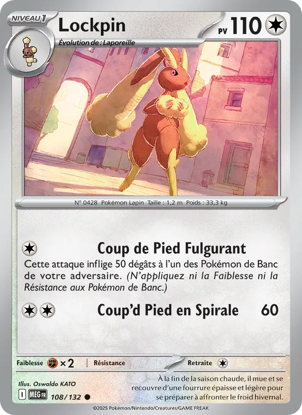Lockpin Méga-Évolution 108/132