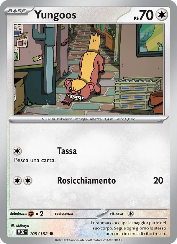 Yungoos Megaevoluzione 109/132