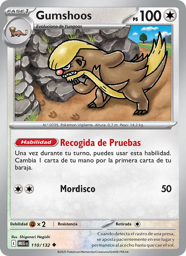 Gumshoos Megaevolución 110/132
