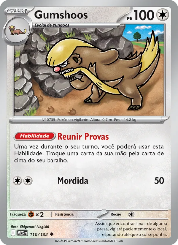 Gumshoos Megaevolução 110/132