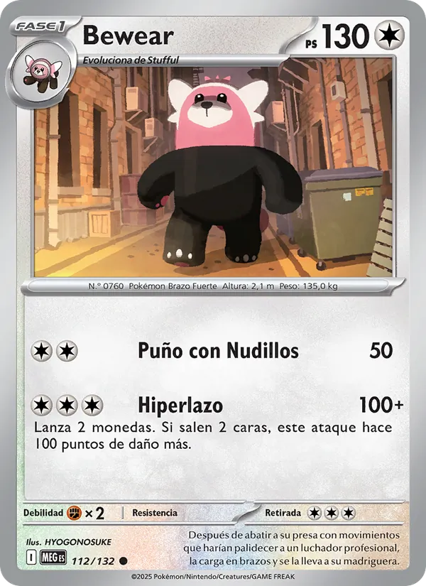 Bewear Megaevolución 112/132
