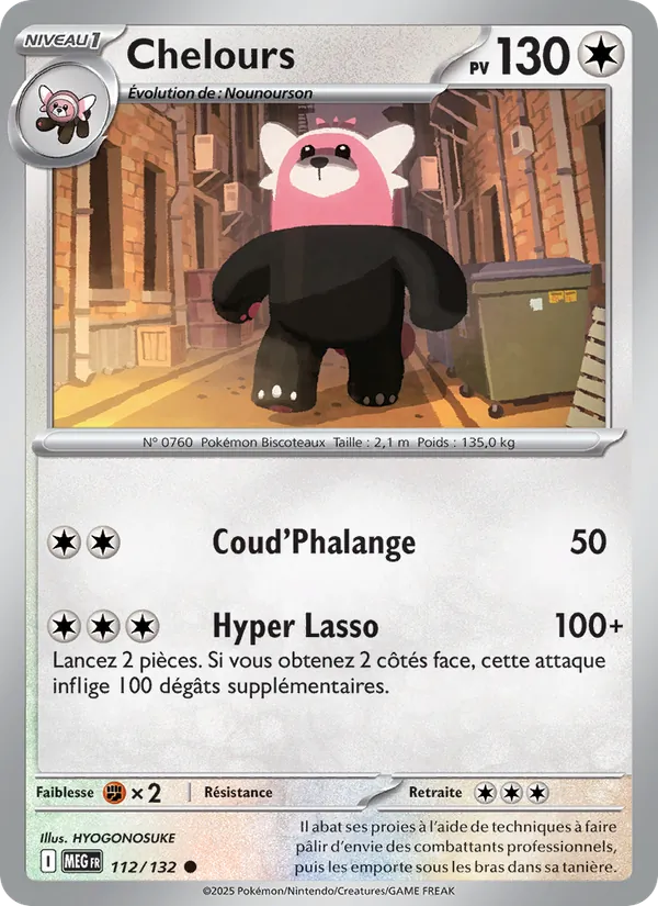 Chelours Méga-Évolution 112/132