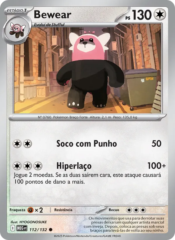 Bewear Megaevolução 112/132