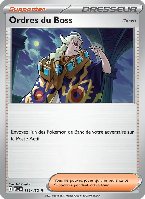 Ordres du Boss Méga-Évolution 114/132