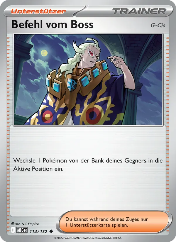 Befehl vom Boss Mega-Entwicklung 114/132