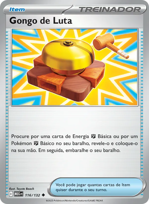 Gongo de Luta Megaevolução 116/132