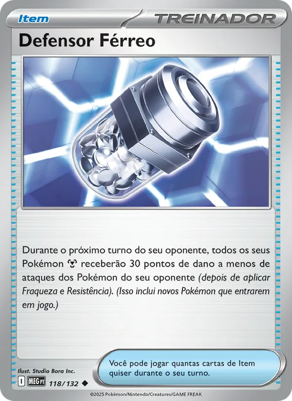 Defensor Férreo Megaevolução 118/132