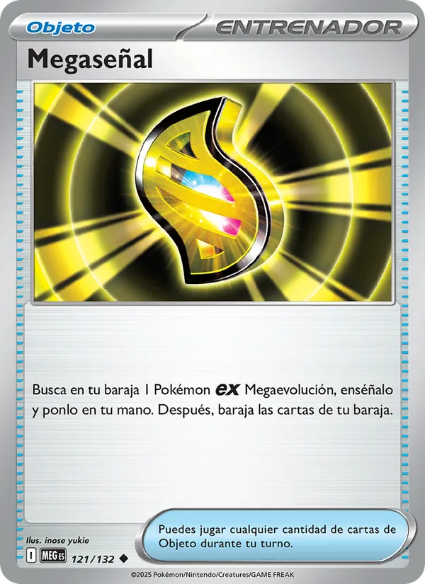 Megaseñal Megaevolución 121/132