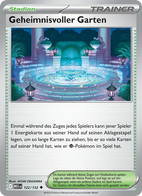 Geheimnisvoller Garten Mega-Entwicklung 122/132