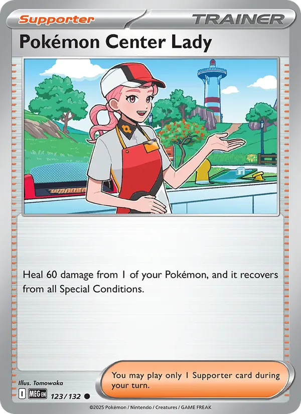 Pokémon Center Lady Mega Evolution 123/132