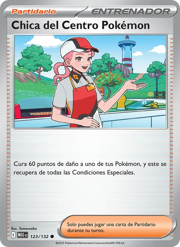 Chica del Centro Pokémon Megaevolución 123/132