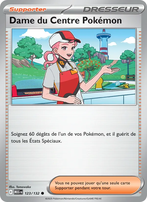 Dame du Centre Pokémon Méga-Évolution 123/132