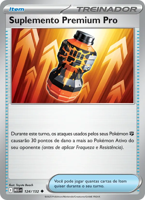 Suplemento Premium Pro Megaevolução 124/132