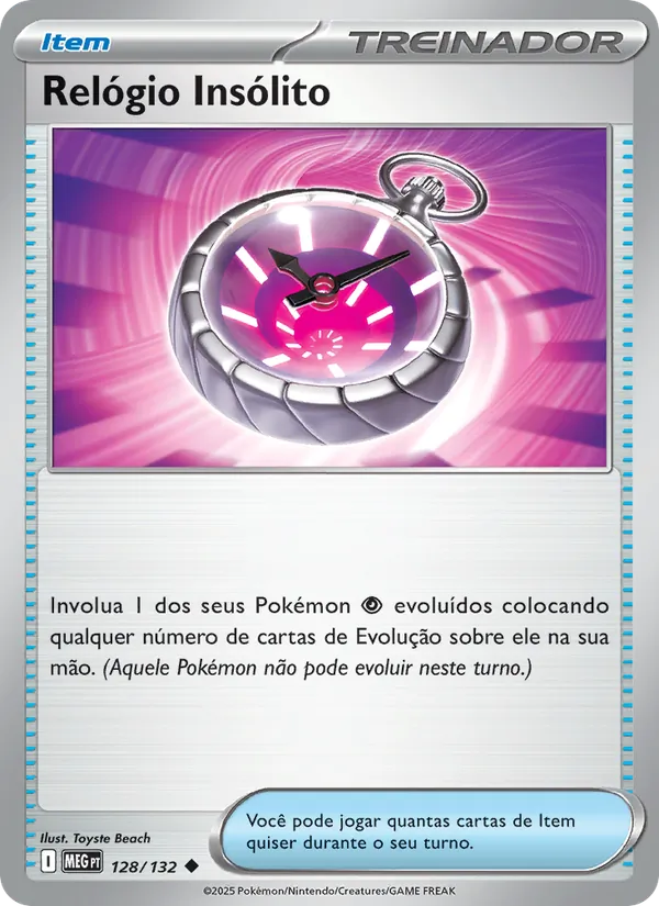 Relógio Insólito Megaevolução 128/132
