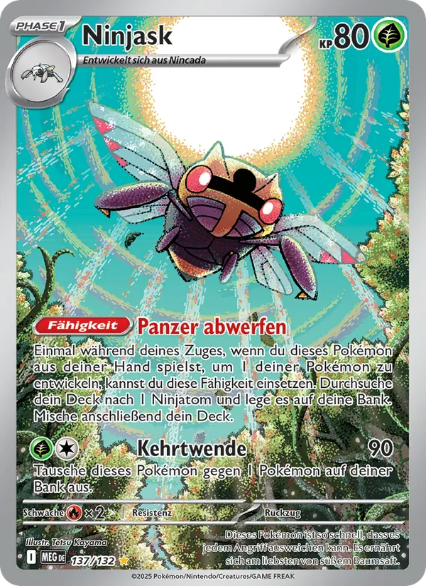 Ninjask Mega-Entwicklung 137/132