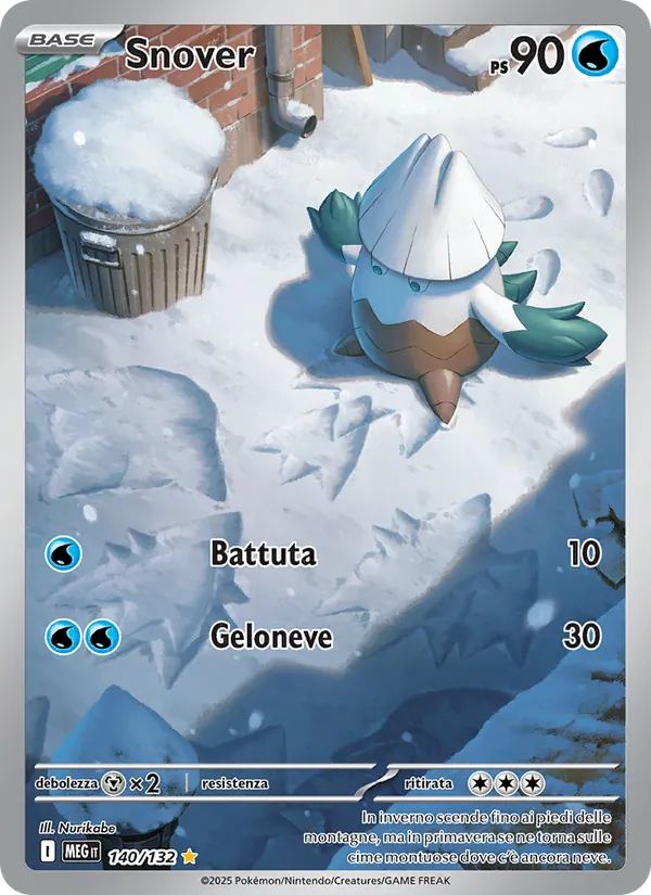 Snover Megaevoluzione 140/132