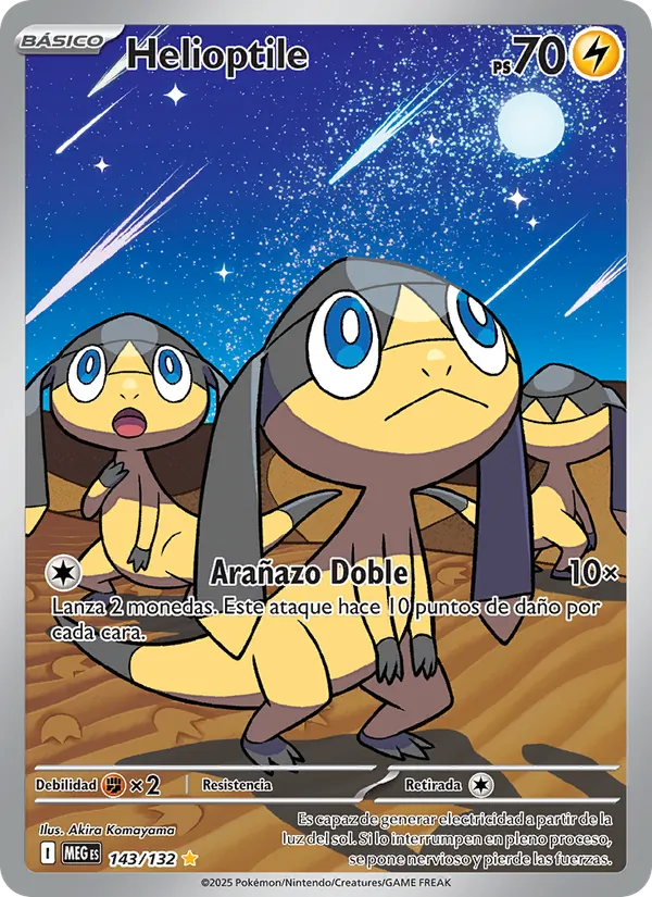 Helioptile Megaevolución 143/132
