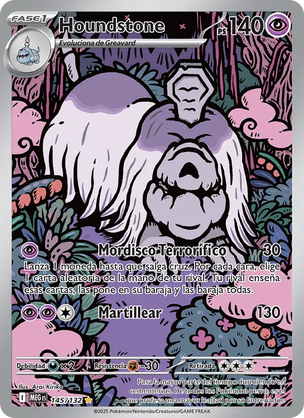 Houndstone Megaevolución 145/132