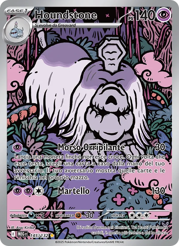 Houndstone Megaevoluzione 145/132