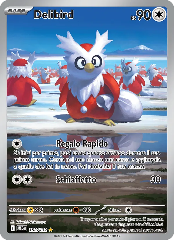 Delibird Megaevoluzione 152/132