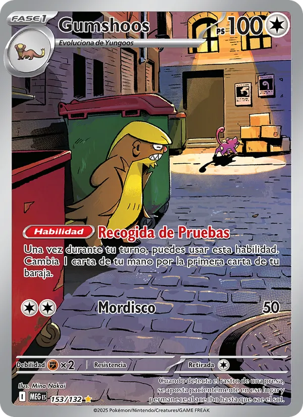 Gumshoos Megaevolución 153/132