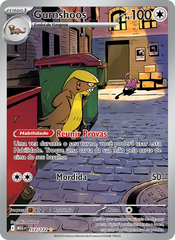 Gumshoos Megaevolução 153/132