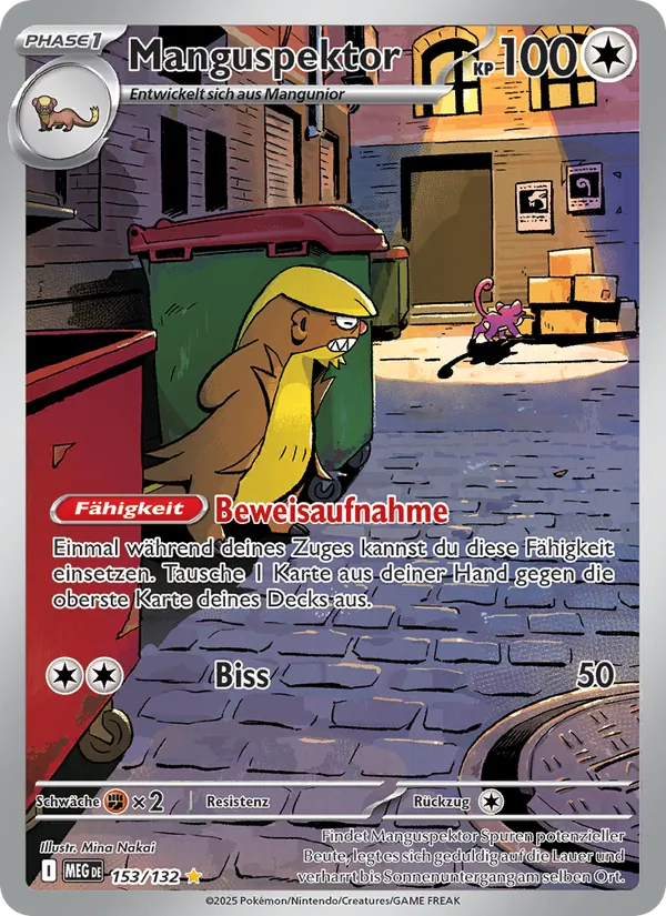 Manguspektor Mega-Entwicklung 153/132