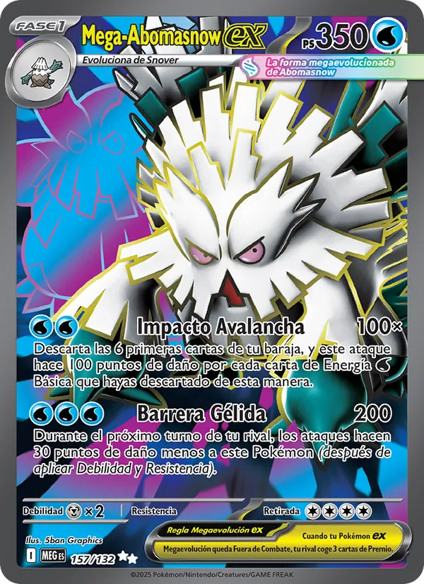 Mega-Abomasnow ex Megaevolución 157/132