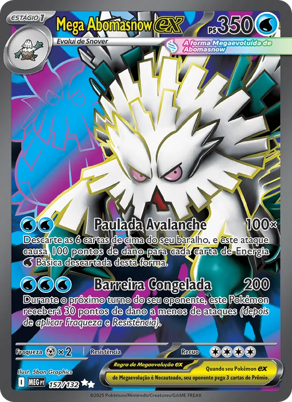 Mega Abomasnow ex Megaevolução 157/132