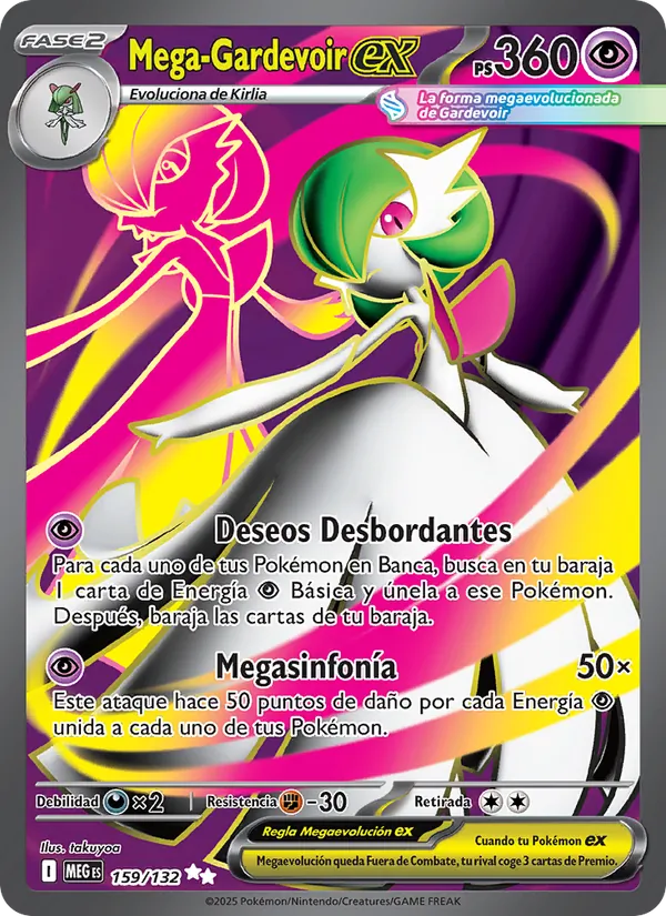 Mega-Gardevoir ex Megaevolución 159/132
