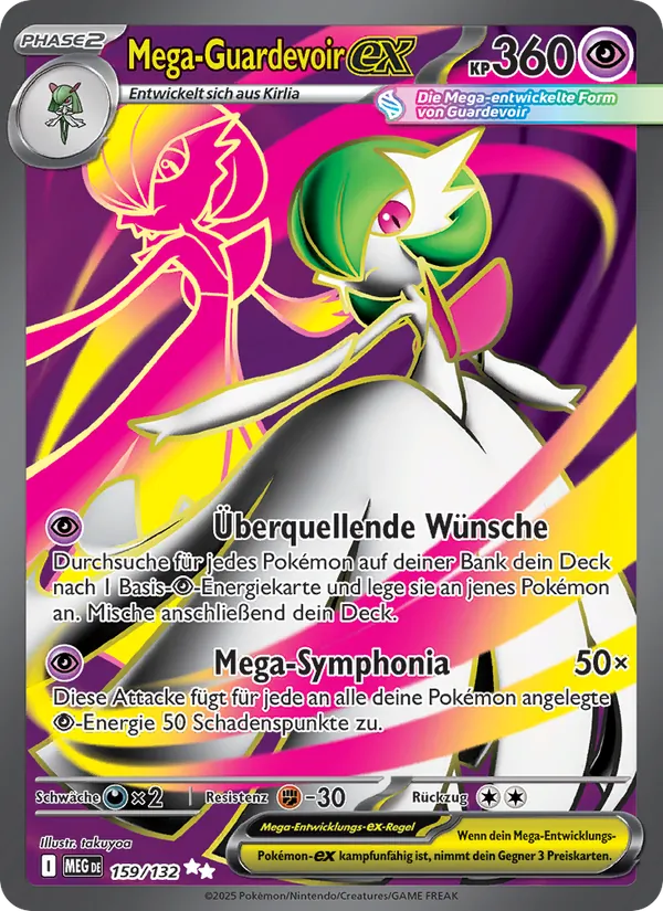 Mega-Guardevoir-ex Mega-Entwicklung 159/132