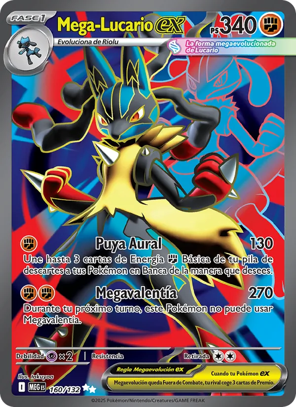 Mega-Lucario ex Megaevolución 160/132