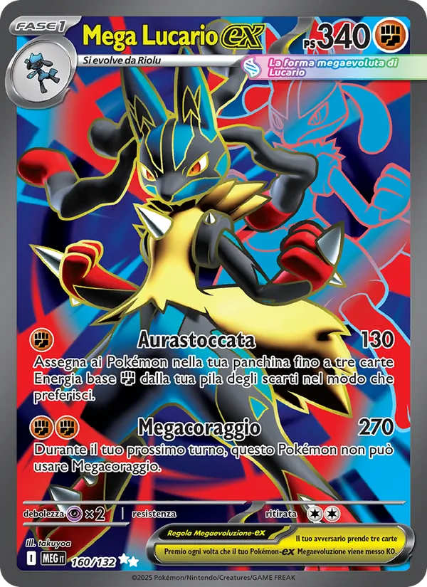 Mega Lucario-ex Megaevoluzione 160/132