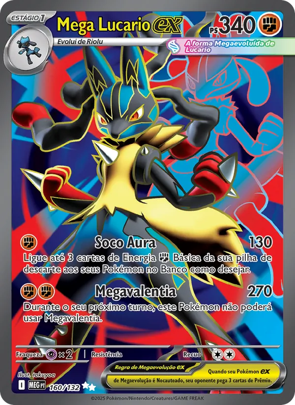 Mega Lucario ex Megaevolução 160/132