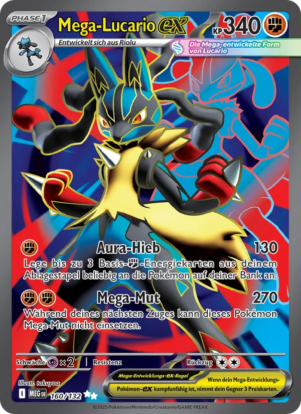 Mega-Lucario-ex Mega-Entwicklung 160/132